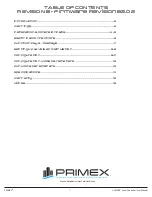 Предварительный просмотр 2 страницы Primex CW6CDC User Manual