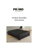 Primo International EZ Base Assembly Instructions Manual предпросмотр