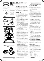 Primus 2245 Instructions For Use Manual preview