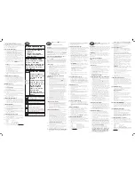 Preview for 2 page of Primus 3540 Instructions For Use Manual