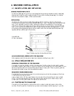 Предварительный просмотр 17 страницы Primus 5kg Installation And Maintenance Manual