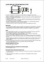 Preview for 16 page of Primus F22 User Manual