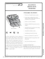 Prince Castle 212-GFCCE Specification Sheet preview