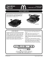 Preview for 1 page of Prince Castle 247-ACC Operation Manual