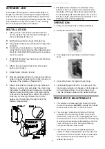 Preview for 2 page of Prince Castle 428 Series Operating Instructions Manual