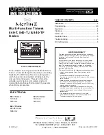 Prince Castle 840-T series Operating Instructions Manual preview