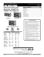 Prince Castle DHB2PT-30 Operating Instructions Manual preview