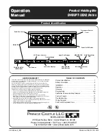 Preview for 1 page of Prince Castle DHB2PT-33DQ Series Operation Manual