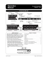 Prince Castle DHB2PT Series Operation Manual preview