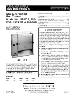 Prince Castle Excalibur 197-FCE Operating Instructions Manual preview