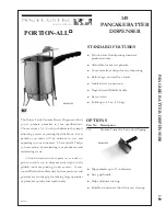 Preview for 1 page of Prince Castle PANCAKE BATTER DISPENSER 149 Specifications