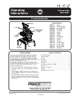 Предварительный просмотр 1 страницы Prince Castle Saber King Operating Instructions Manual