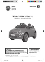 Preview for 8 page of Prince Toys FIAT 500 ELECTRIC RIDE-ON 701 Installation & Operation Manual