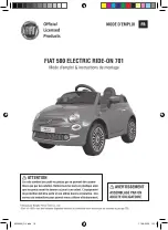 Preview for 15 page of Prince Toys FIAT 500 ELECTRIC RIDE-ON 701 Installation & Operation Manual