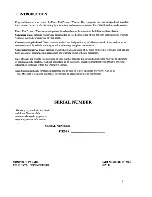 Preview for 4 page of Princess auto 9117664 Operator'S Manual And Parts List