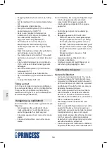 Предварительный просмотр 36 страницы Princess 103011 Manual