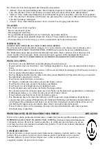 Preview for 8 page of Princess 142330 Instructions For Use Manual