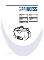 Preview for 1 page of Princess 171110 Manual