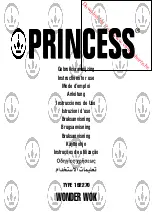 Princess 192270 Instructions For Use Manual preview