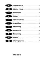 Preview for 3 page of Princess 222021 Instructions For Use Manual