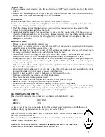 Preview for 8 page of Princess 222021 Instructions For Use Manual