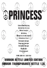 Princess 231111 Instructions For Use Manual preview