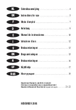 Preview for 3 page of Princess 231111 Instructions For Use Manual