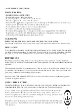 Preview for 6 page of Princess 231111 Instructions For Use Manual