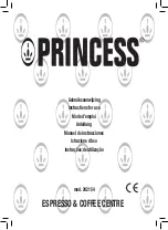 Princess 242154 Instructions For Use Manual preview