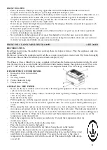 Preview for 6 page of Princess 2618N Instructions For Use Manual