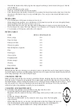 Preview for 7 page of Princess 2618N Instructions For Use Manual