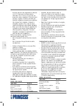 Предварительный просмотр 34 страницы Princess 282602 Manual