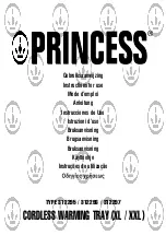 Princess 312295 Instructions For Use Manual preview