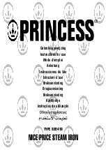 Princess 322413 Instructions For Use Manual preview