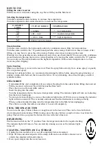 Preview for 7 page of Princess 322413 Instructions For Use Manual