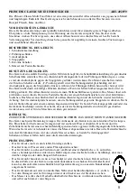 Preview for 8 page of Princess 492979 Instructions For Use Manual