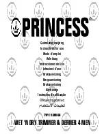 Princess 535586 Instructions For Use Manual preview