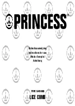 Princess 541000 Instructions For Use Manual preview