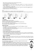 Preview for 6 page of Princess 541000 Instructions For Use Manual