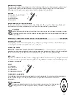 Preview for 9 page of Princess 575578 Instructions For Use Manual