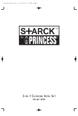 Preview for 1 page of Princess S+ARCK 6002 Instructions For Use Manual