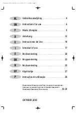 Preview for 3 page of Princess S+ARCK 6002 Instructions For Use Manual