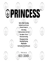 Princess TYPE 1919 Instructions For Use Manual preview