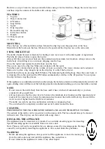 Preview for 6 page of Princess TYPE 232001 Instructions For Use Manual