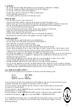 Preview for 7 page of Princess TYPE 232001 Instructions For Use Manual