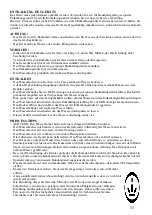 Preview for 11 page of Princess TYPE 232001 Instructions For Use Manual