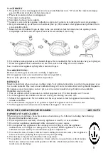 Предварительный просмотр 8 страницы Princess TYPE 332770 Instructions For Use Manual