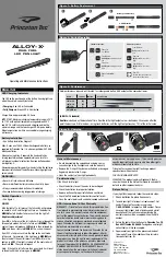 Princeton Tec ALLOY-X SPOT HIGH Operating And Maintenance Instructions preview