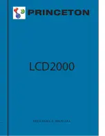 Предварительный просмотр 1 страницы Princeton LCD2000 Reference Manual