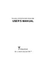 Предварительный просмотр 1 страницы Princeton SP-88 User Manual